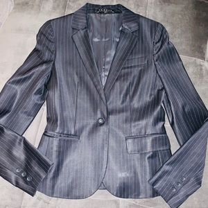 Theory pants suits set navy pinstripe